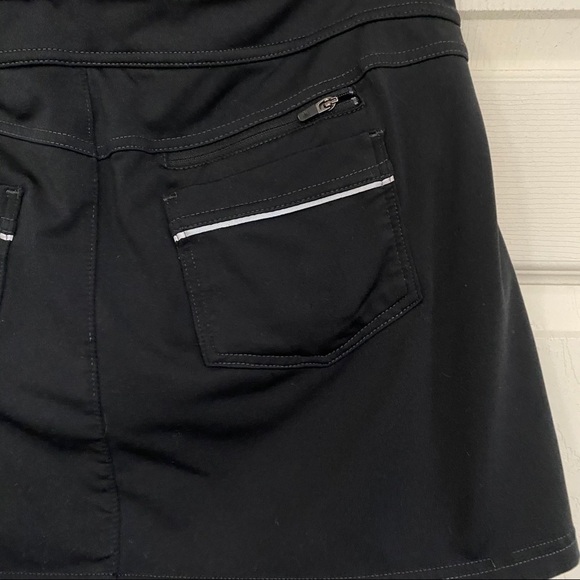 Athleta Endorphin Run Black Tennis Skirt Skort - Picture 5 of 9